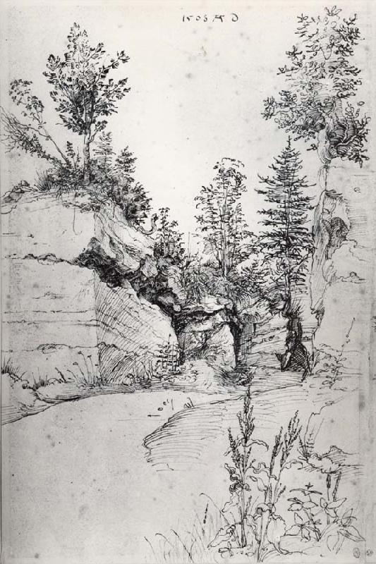 Albrecht Durer Exit from a Quarry china oil painting image